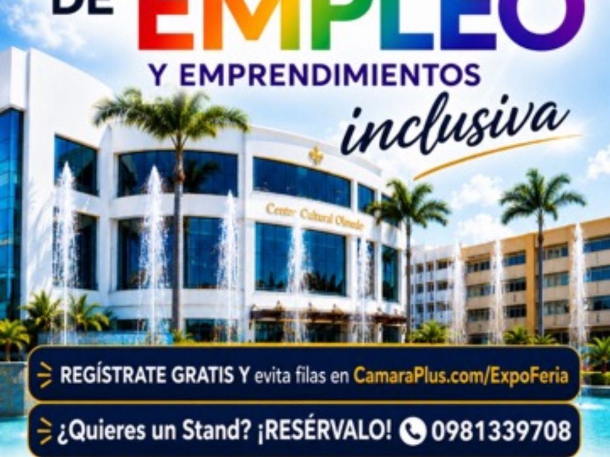 Primera feria de empleo y emprendimientos inclusiva LGBT+ en Guayaquil